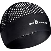 DriSweat Defense Sports Cap | Sweat Protection, Mesh Fabric, Helmet Compatible, All Hair Textures