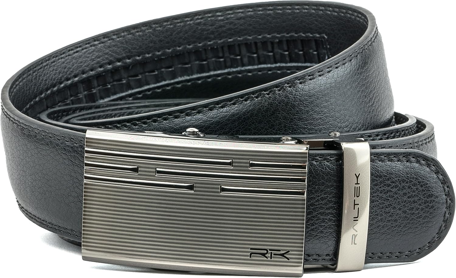 Ratchet Click Belts for Men | Mens Comfort Genuine Leather Belt with Automatic Buckle & Gift Box