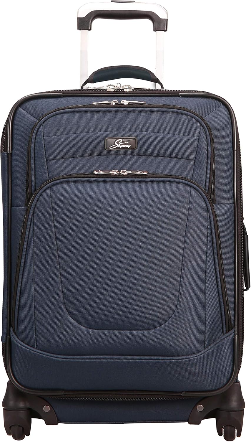Skyway Luggage Epic 20Inch Expandable 4Wheel CarryOn, Surf Blue, One