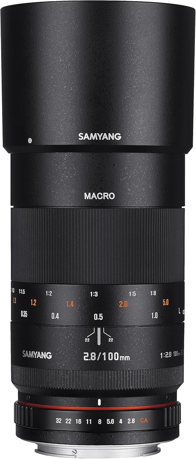 Amazon Com Samyang 100mm F2 8 Ed Umc Full Frame Telephoto Macro Lens For Canon Ef Digital Slr Cameras Camera Photo