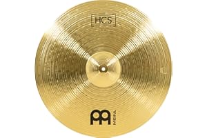 MEINL CYMBALS HCS 22” Ride Cymbal for Drum Set — MADE IN GERMANY — Traditional Medium Brass, 2-YEAR WARRANTY