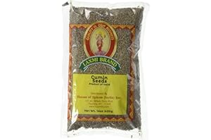 LAXMI BRAND Laxmi All-Natural Dried Cumin Seeds, Traditional Indian Cooking Spices - 14 oz