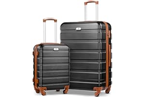 Suitour 2 Piece Luggage Sets,Hard Shell Carry on Luggage and Lightweight 28 inch Checked Luggage for Travel (20 in/28in)