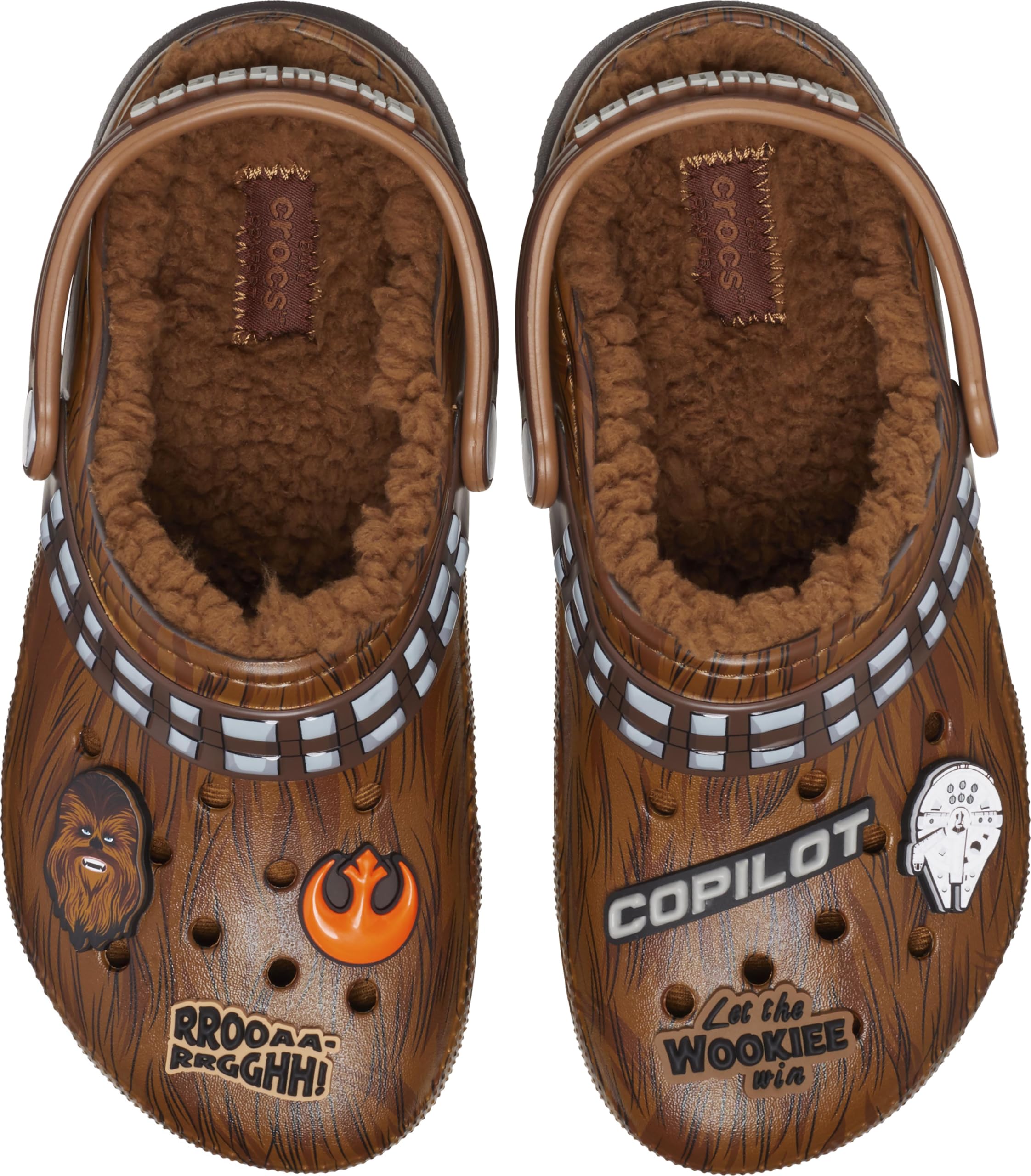 Crocs Unisex-Child Star Wars Chewbacca Classic Lined Clogs