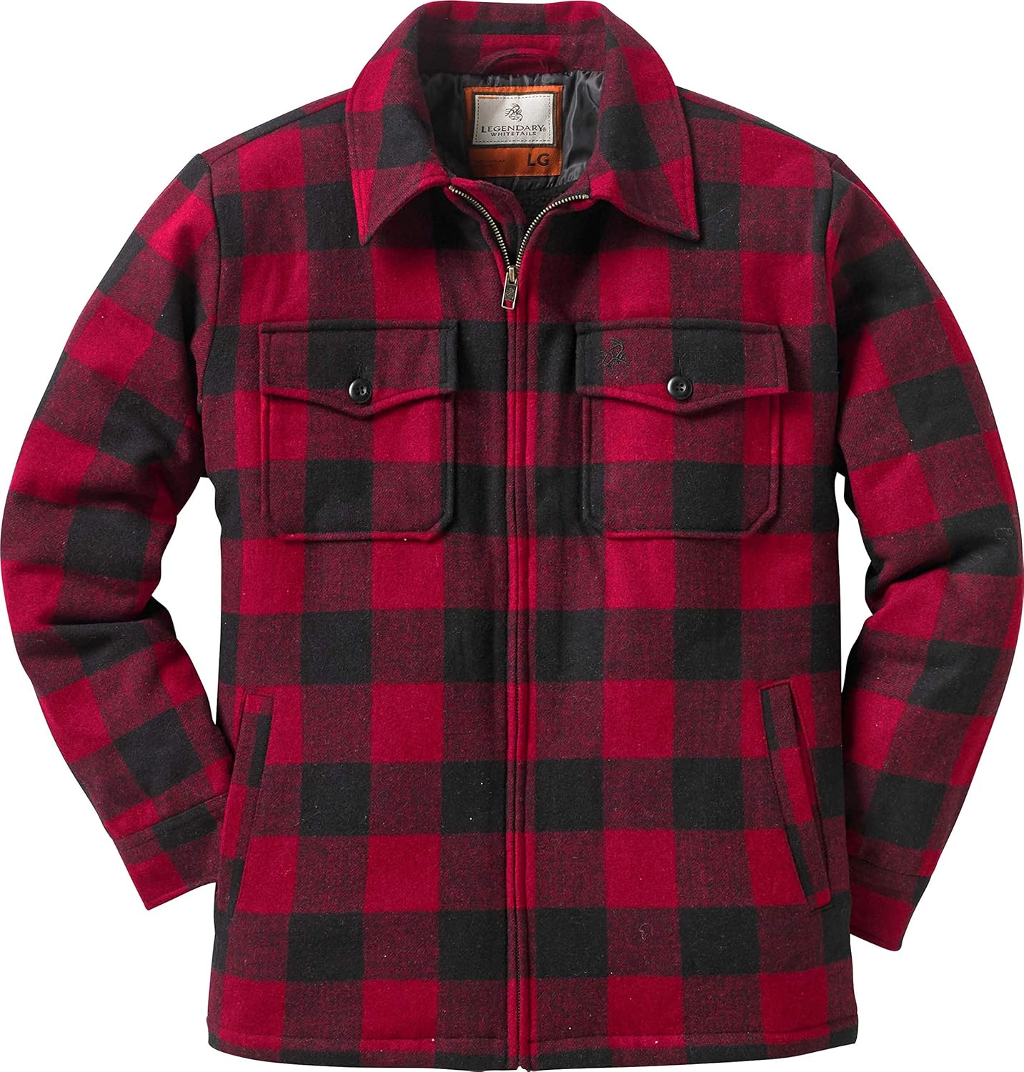 Legendary Whitetails The Outdoorsman Buffalo Plaid Jacket: Clothing