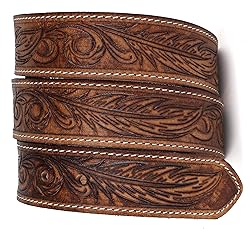 F&L CLASSIC Western Belt without buckle for men