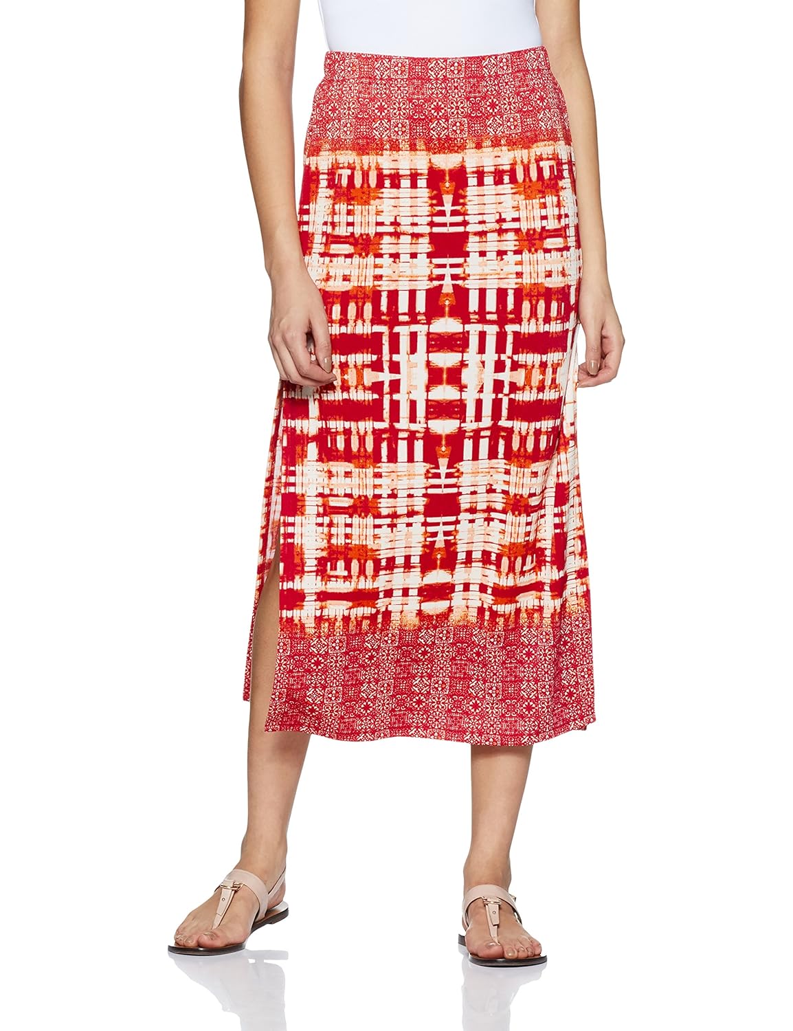 and women's a-line midi skirt