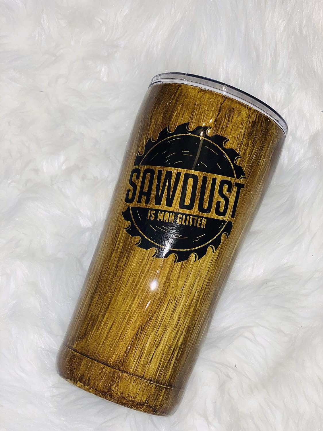 Amazon Com Sawdust Is Man Glitter Mens Wood Grain Customer Tumbler For Dad Handmade Amazon Com Sawdust Is Man Glitter Mens Wood Grain Customer Tumbler For Dad Handmade