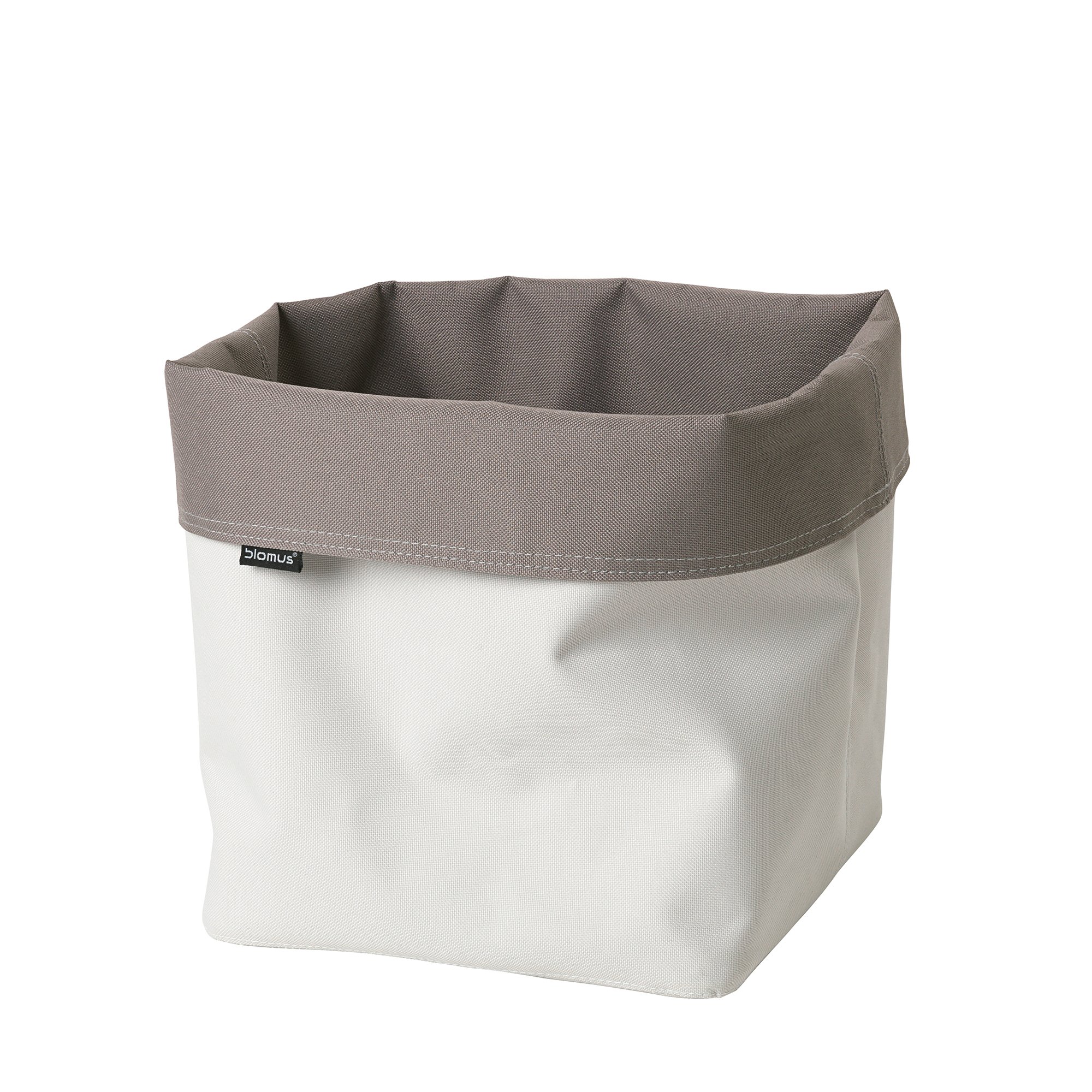 blomus Ara Basket, Sand Taupe, H 26 cm, W 23 cm