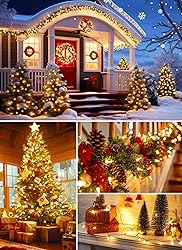Clear Christmas String Lights 50 Count 12 Feet