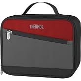 Thermos Essentials Standard Lunch Kit, Cranberry, Polyethylene Foam Insulation, PVC Free, Heat Sealed