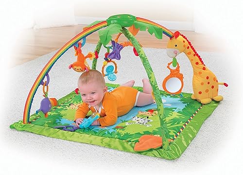 Fisher-Price Rainforest Melodies and Lights Deluxe Gym in Oman