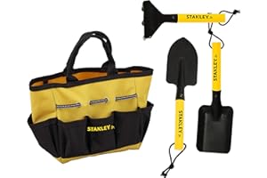 Stanley Jr - 4-Piece Garden Hand Tool Set with Bag for Kids