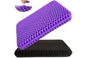 Extra thicken gel Seat Cushion for Long Sitting, Back, Sciatica, Tailbone Pain Relief Cushion, Use for The Car, Office, Wheel