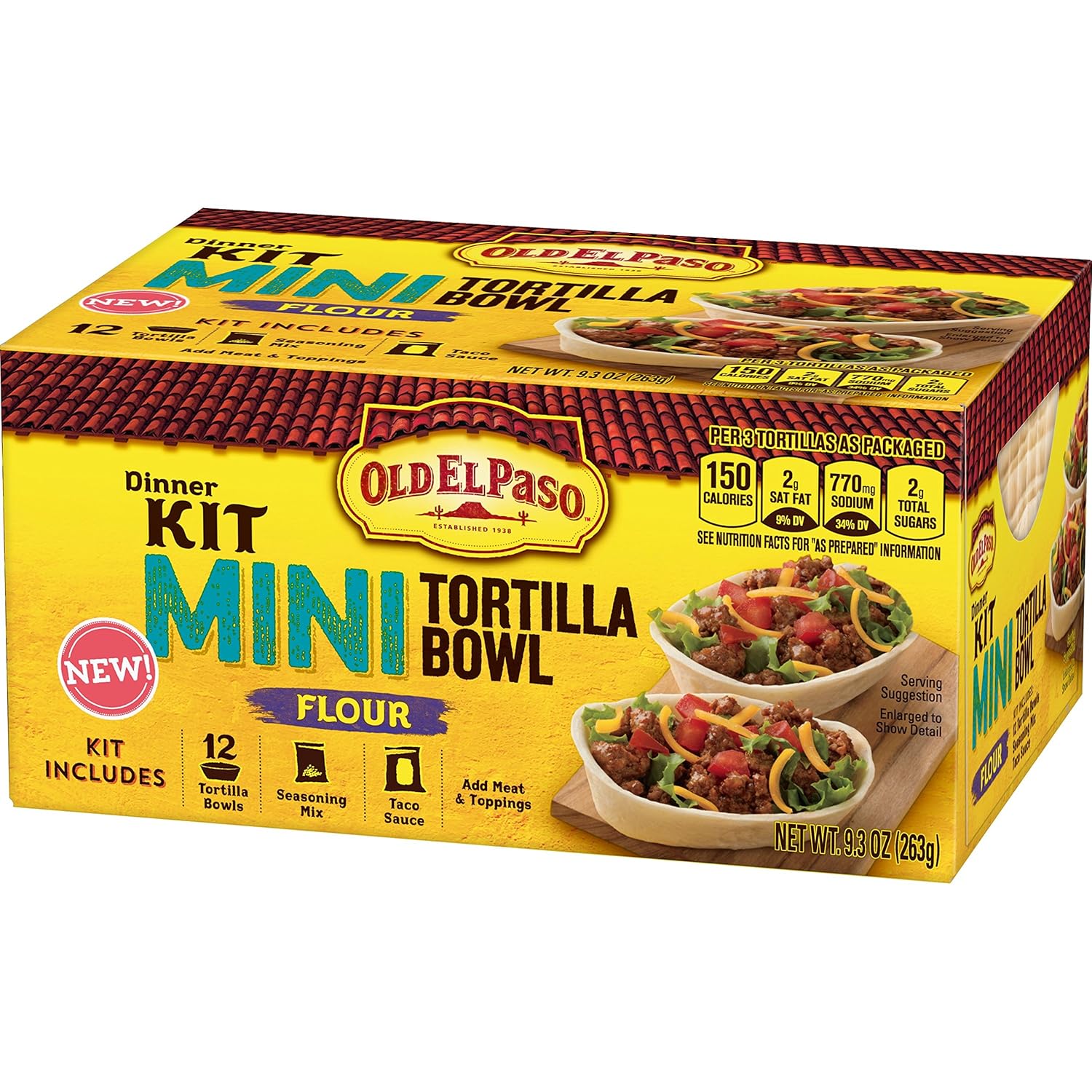 Old El Paso Mini Tortilla - Juego de vajilla (8 unidades ...