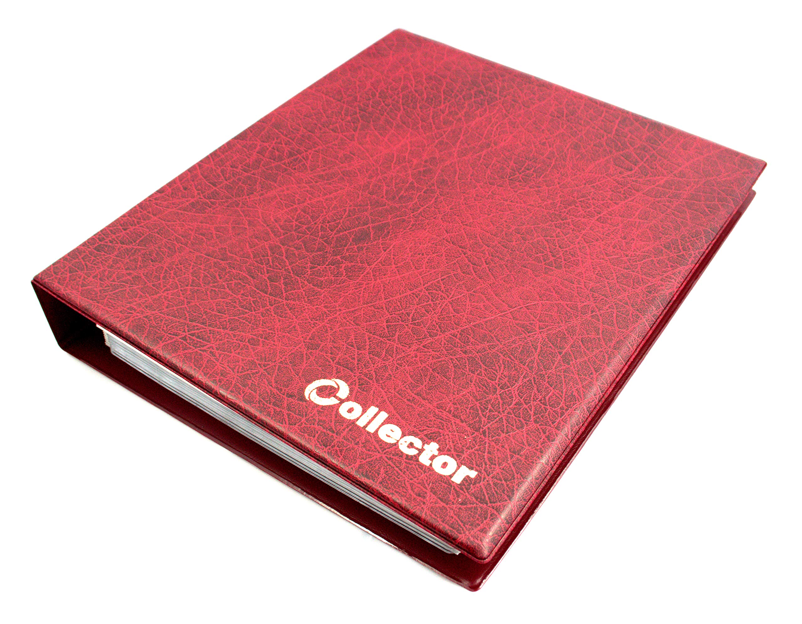 COLLECTOR Banknotes Album Folder Book Notes Banknote with 10 Pages and 10 Dividers - Very Big Capacity - RED