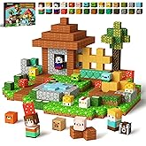 GobiDex Magnetic Blocks Kid Animal Farm Toys for 3+ Years Old Boys Girls, Upgraded Build MagWonder World with STEM Magnets Building Set, Game-Based Sensory Gifts for Toddler