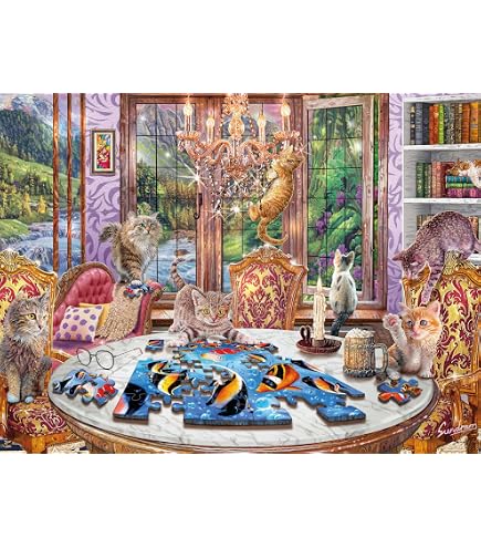 Amazon.com: Sunsout All The Worlds A Stage 1500 Piece Jigsaw
