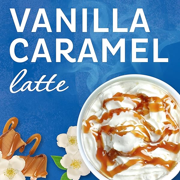 MAXWELL HOUSE INTERNATIONAL VANILLA CARAMEL LATTE MIX, 8.7 OZ, 4-PACK