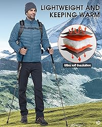 Outdoor Ventures Men's Lightweight Packable Puffer