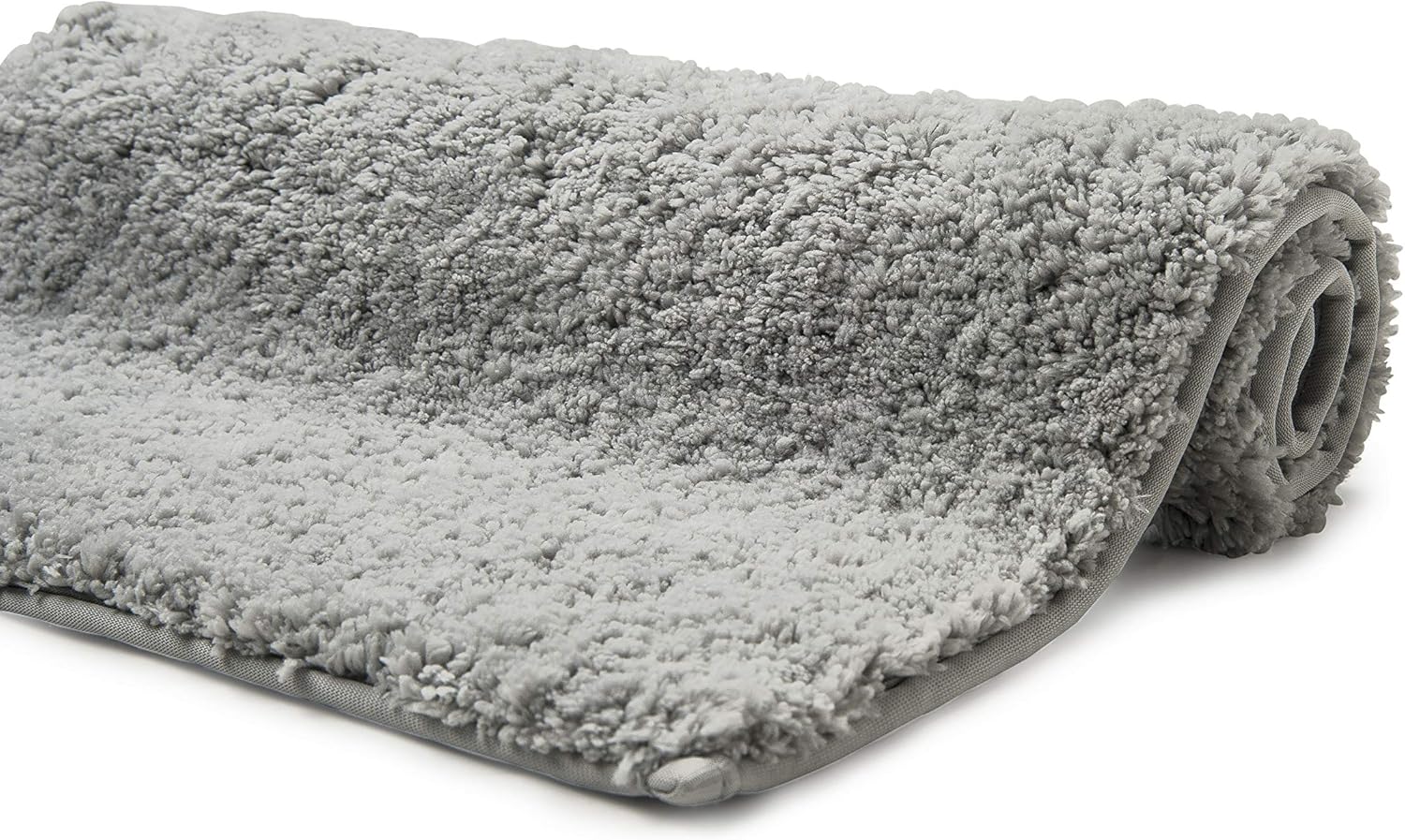 Basics Performance Bath Rug, 17" x 24", Soft Silver: Home & Kitchen