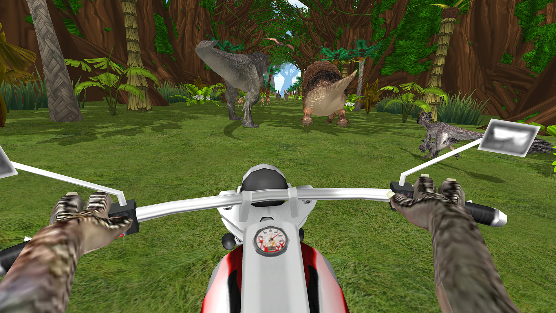 MotoRaptor - Velociraptor Moto Racer - Jurassic Dinosaur Games Rider ...
