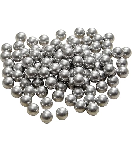50 Balles Acier Revêtues Cal.43 - 2g - Pour Marqueurs Paintball - Augmentation Puissance Pénétration