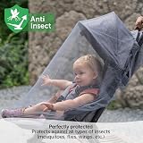 Zamboo Universal Mosquito Net for Pushchair Pram Buggy Travel Cot Grey view 2
