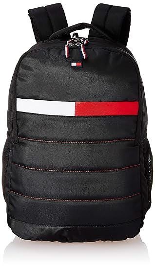 Tommy Hilfiger 28.8 Ltrs Black Laptop Backpack (TH/COSMICLAP01)