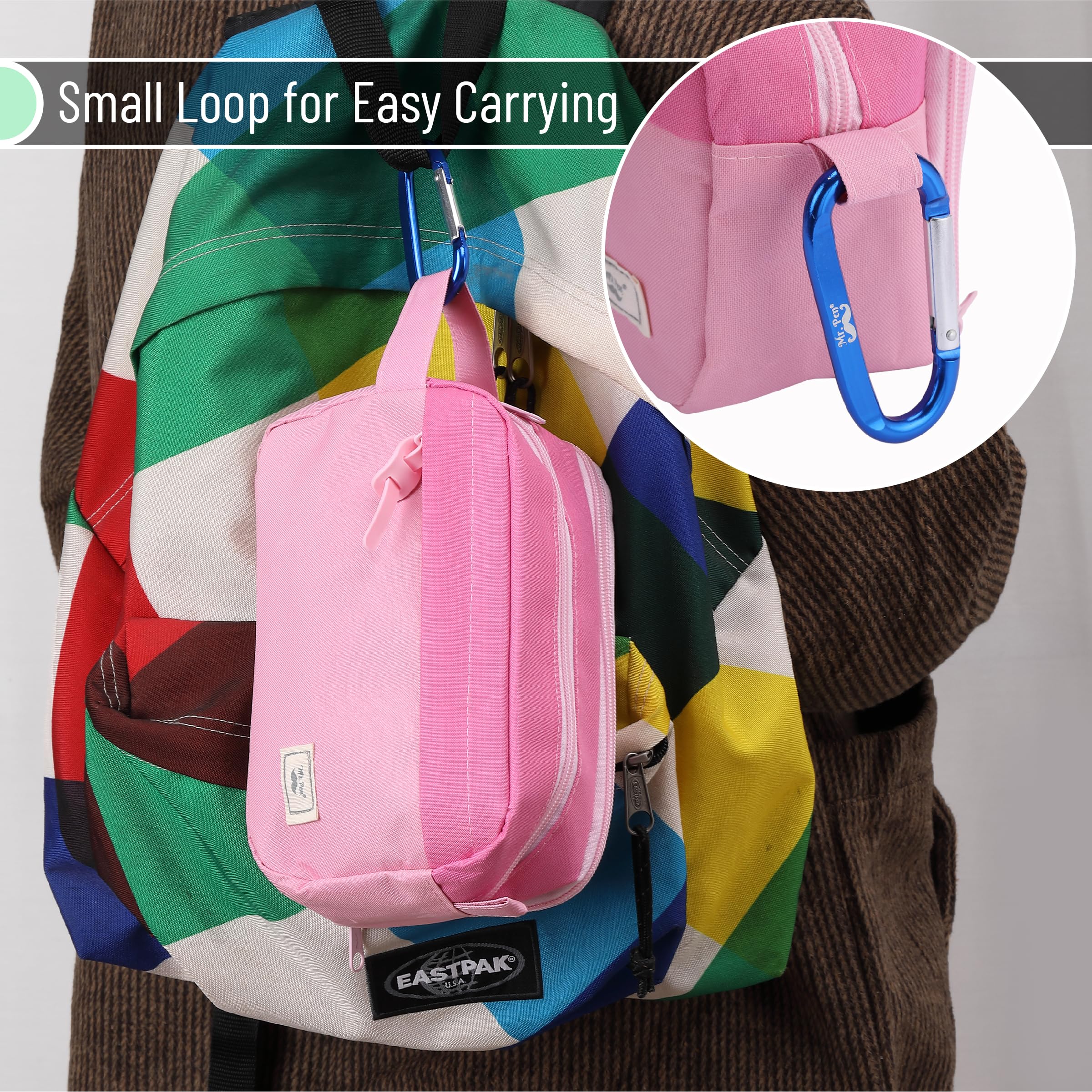 Mr. Pen- Large Capacity Pencil Case, Mint Green, Pencil Pouch, Pencil Bag, Pen Case