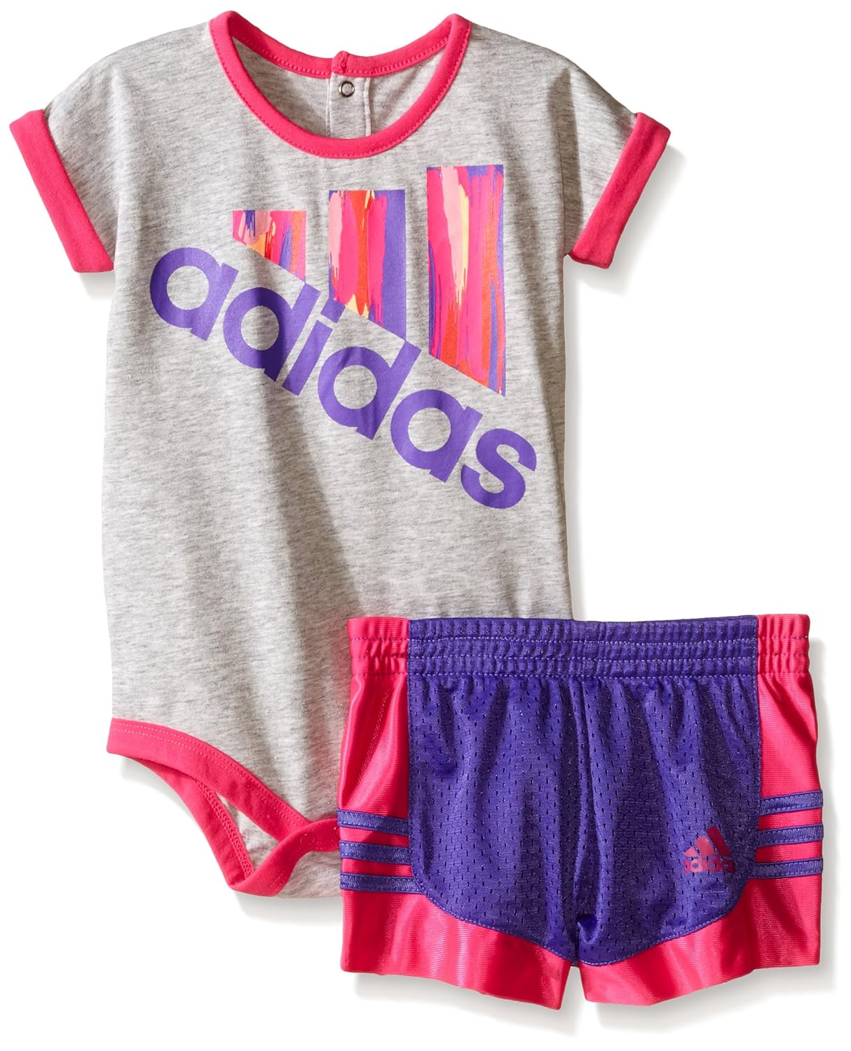 adidas baby short set