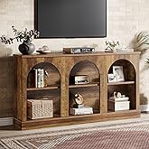 Tribesigns TV Consoles for Living Room, Television Stand for 55/60/65 Inch TV, Farmhouse Media Entertainment Center Stand wit