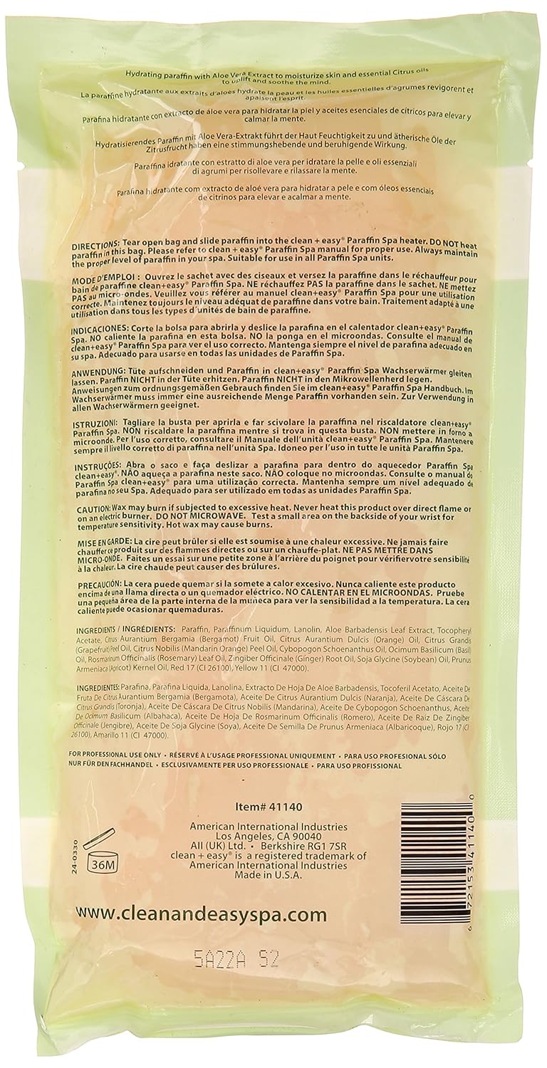 Clean + Easy Peach & Fennel Paraffin- 1 lb