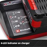 Einhell Power X-Change 18V 5.2Ah Starter Kit Battery and Charger Set view 9