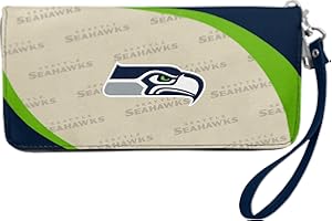 Littlearth Women's NFL Curve Zip Organizer Wallet