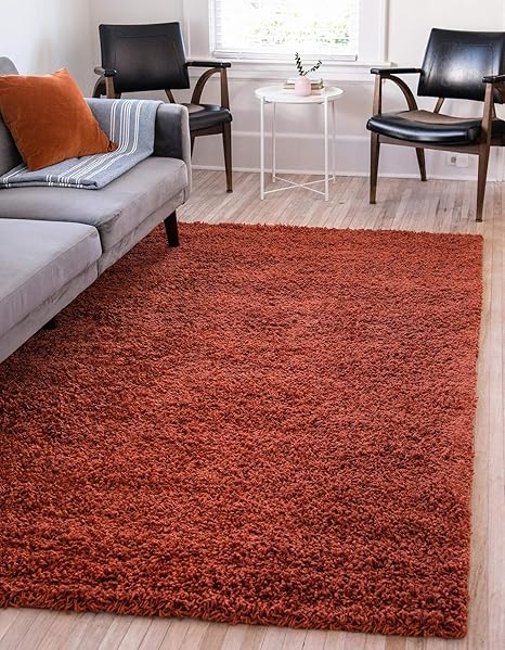 Bravich Rugmasters Extra Xx Large Terracotta Burnt Orange Shaggy Rug 5 Cm Thick Shag Pile Soft Shaggy Area Rugs Modern Carpet Living Room Bedroom Mats 300 X 400 Cm 10ft X 13ft2 Amazon Co Uk