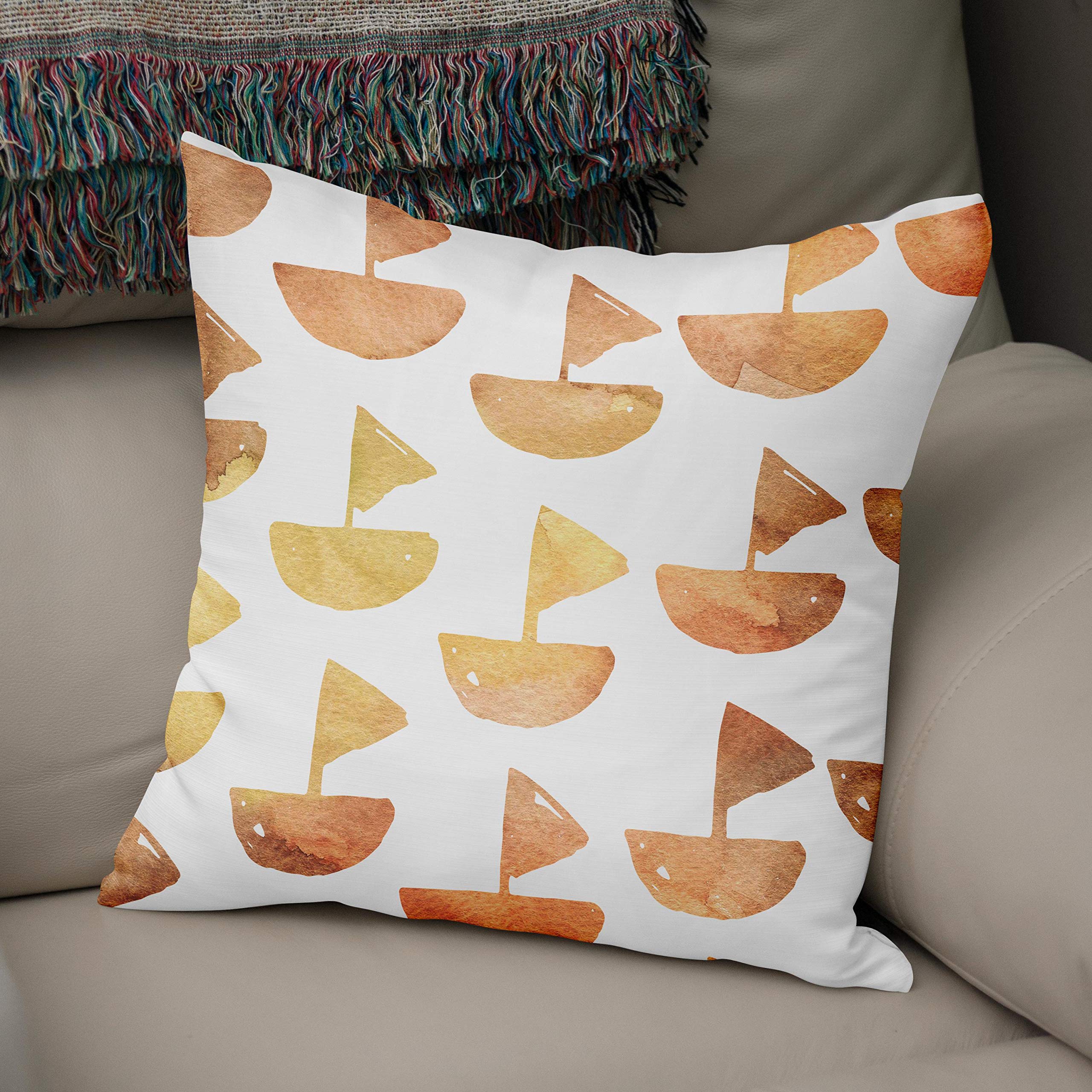 Bonamaison, Decorative Cushion Cover - 50% Cotton 50% Polyester - 43x43cm - Designed and Manufactured in Turkey