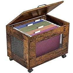 Sbanmao Rolling File Cabinet Cart, Hanging File