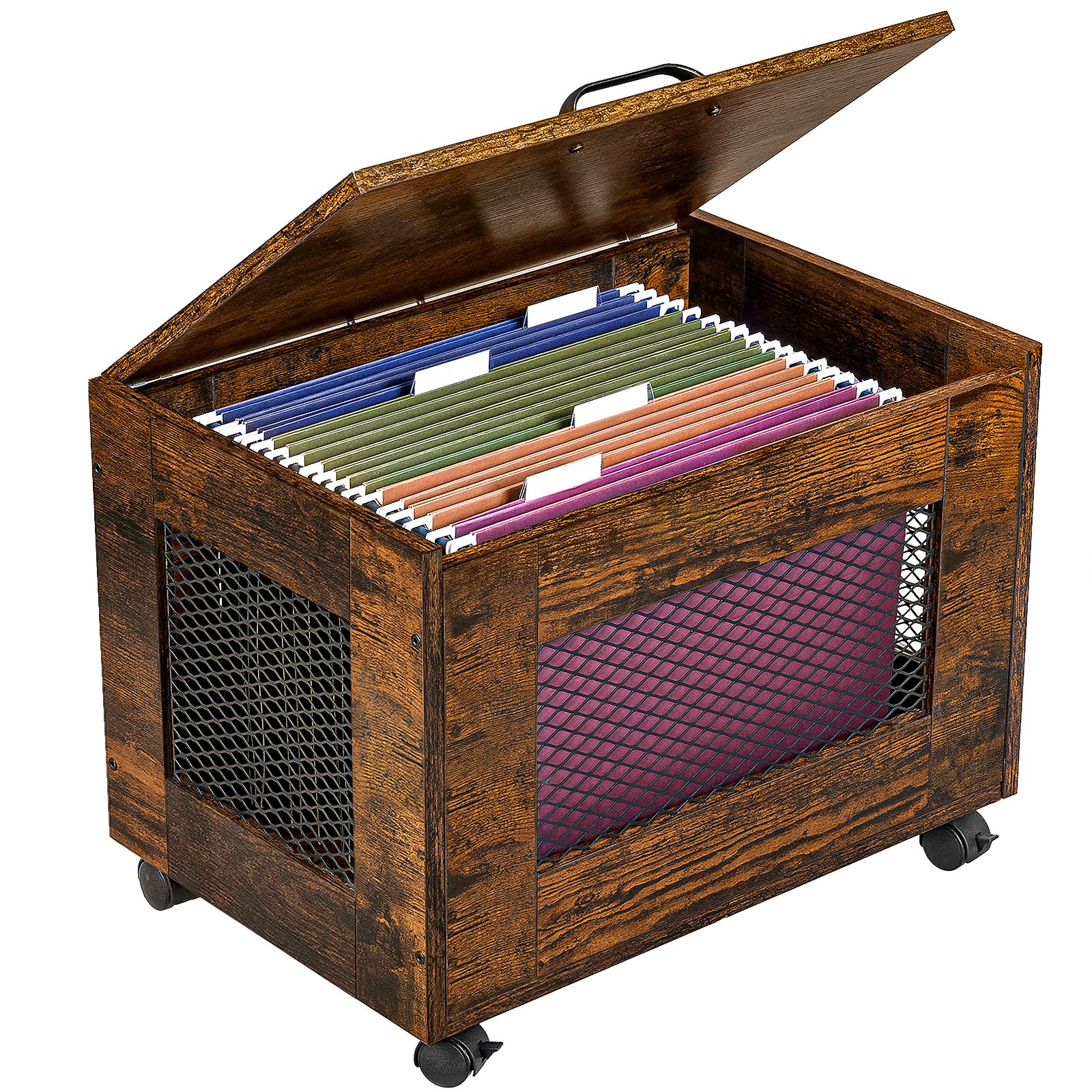 Sbanmao Rolling File Cabinet Cart, Hanging File