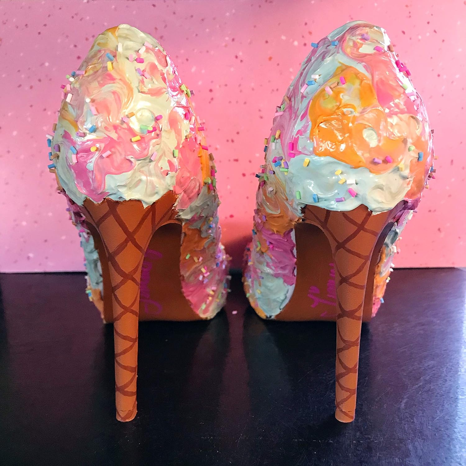 ice cream cone high heels