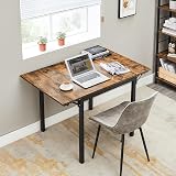 VASAGLE Folding Dining Table Drop Leaf Extendable 78x120 cm Rustic Brown view 5