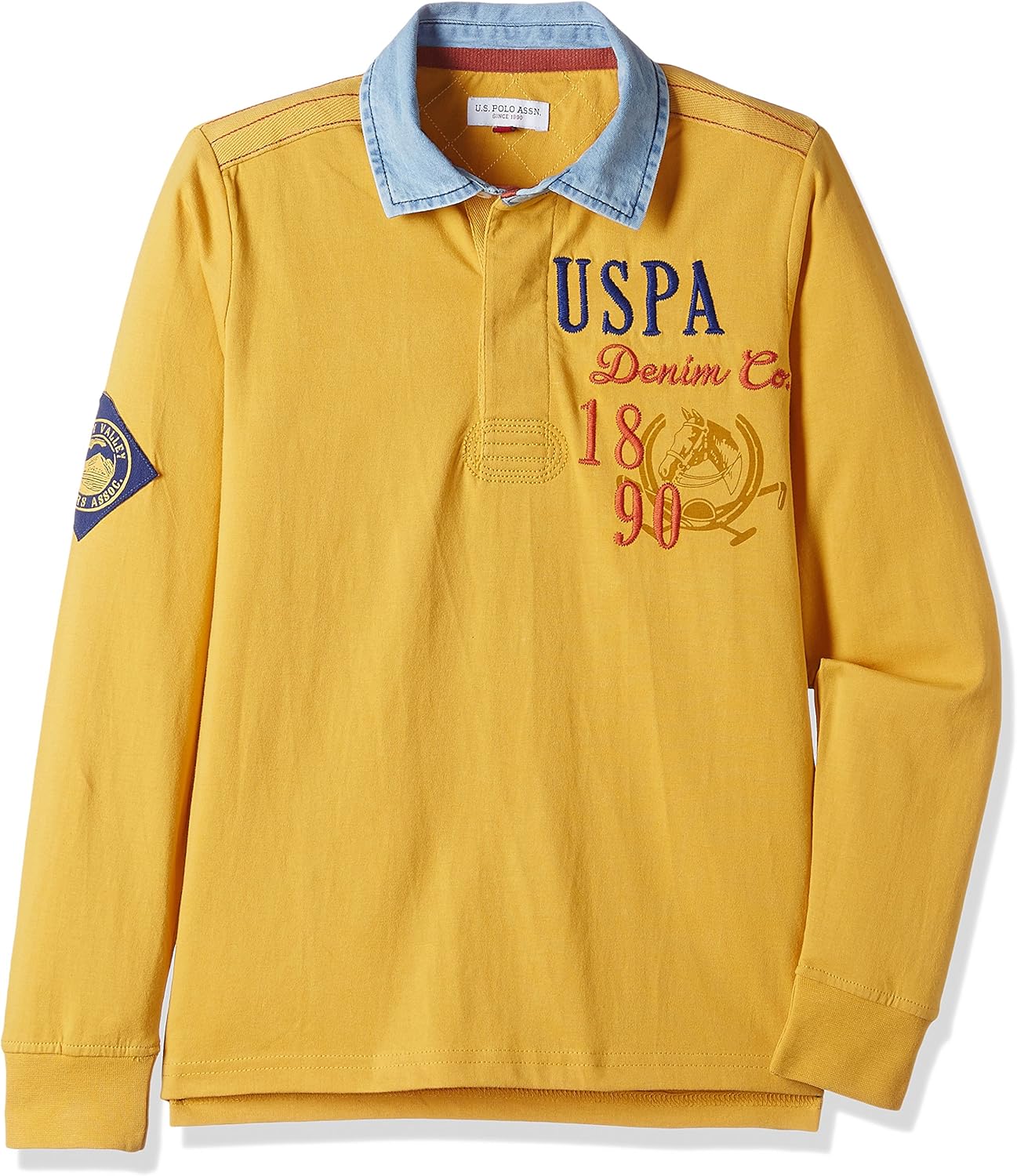 Buy US Polo Association Boys' TShirt (UJTS6095_Yellow_L) at Amazon.in