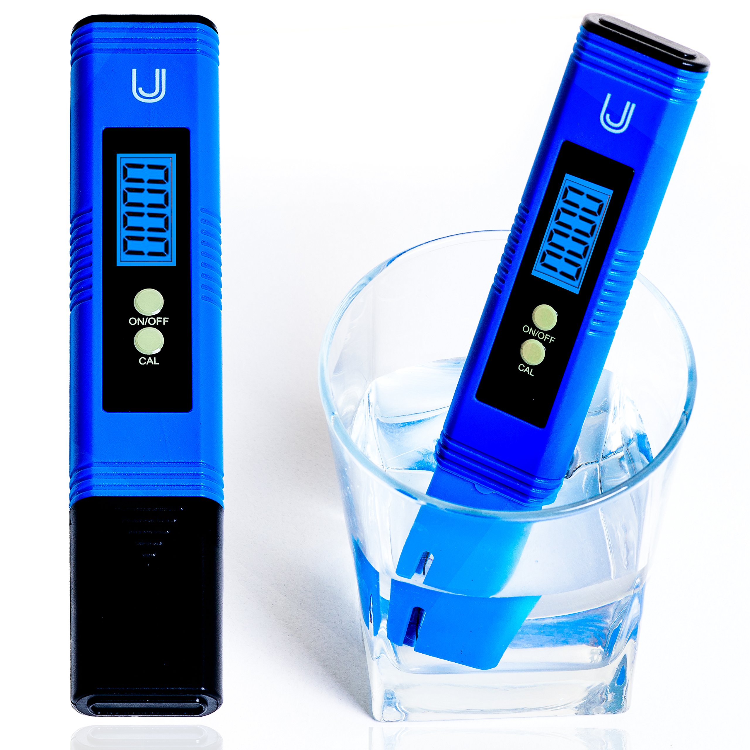 Digital pH Meter Water Quality Tester, 0.01 High Accuracy and ATC, x6