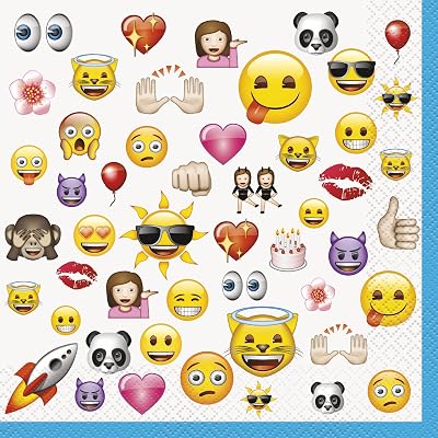 Emoji Party Napkins, 16ct