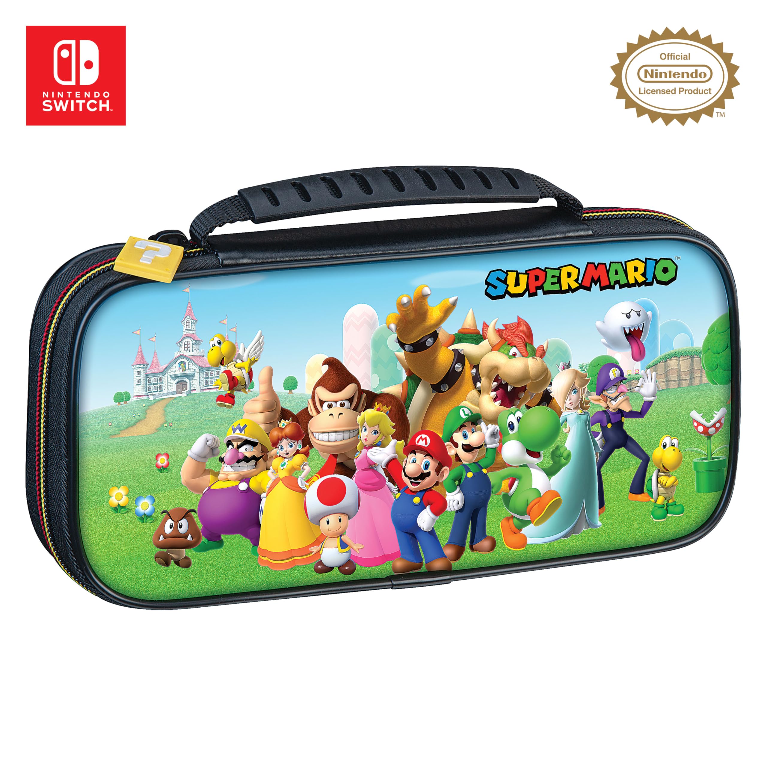 R.D.S. INDUSTRIES, INC. – Game Traveler Deluxe Licensed Travel Case Designed for Nintendo Switch, Lite, OLED, Super Mario (NNS53A)