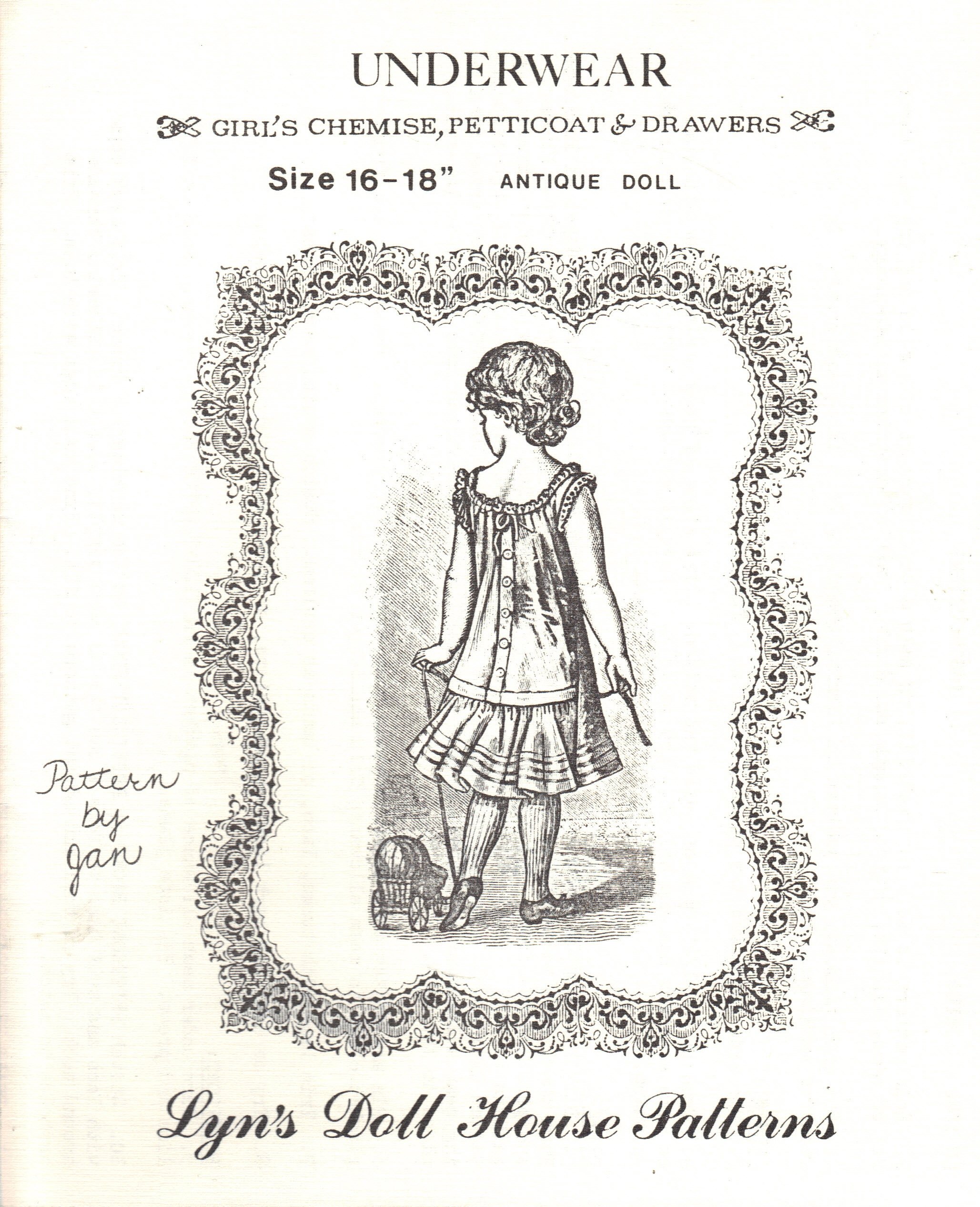 antique dollhouse of patterns