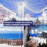 Lezonic Fairy Lights Plug In 80M 800 LEDs 8 Modes Remote IP65 Cool White view 5