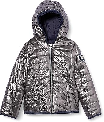 doudoune fille argentée