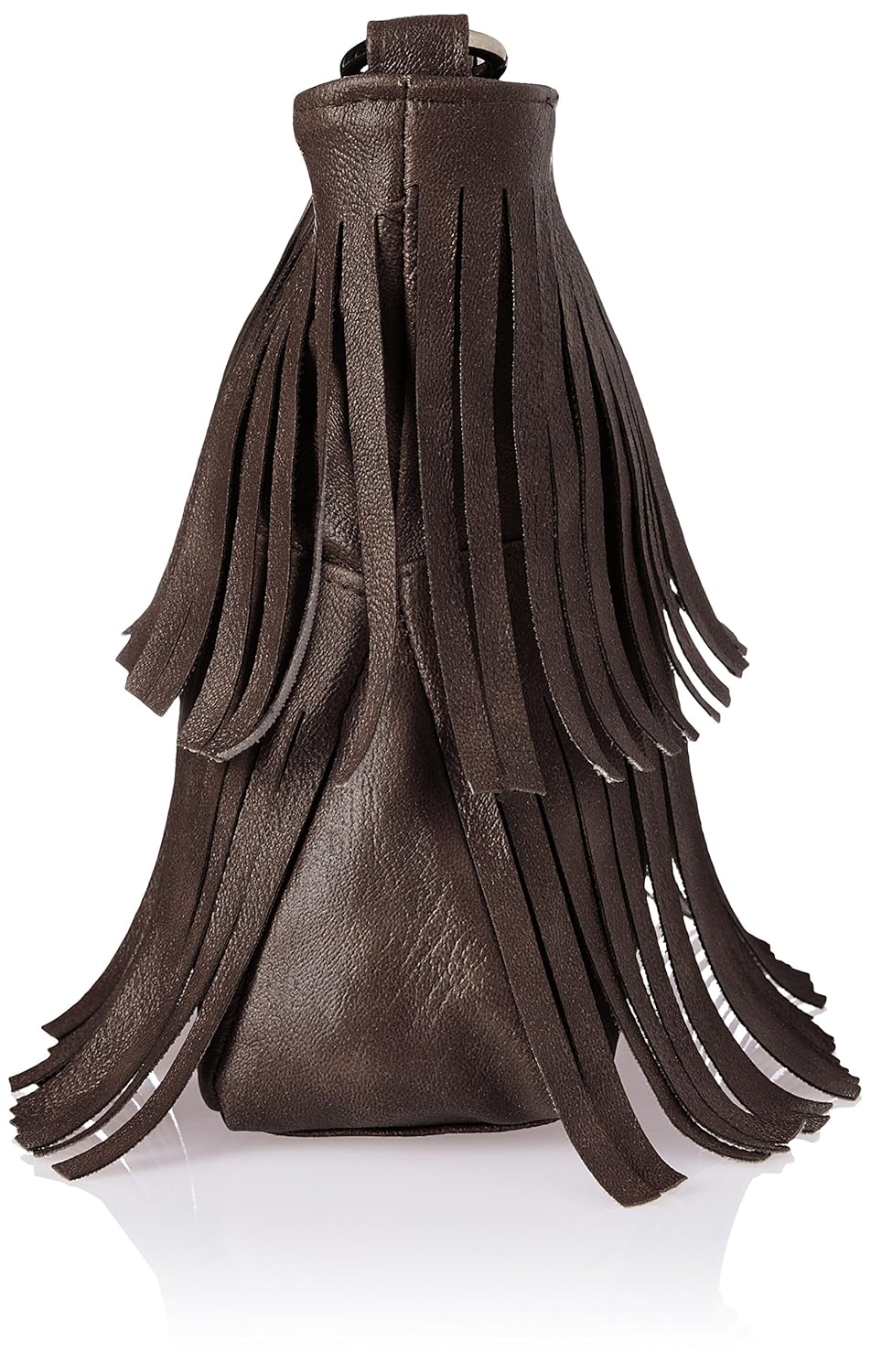 alessia74 women's sling bag (dark brown) (pbg246g)