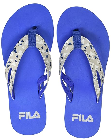 fila slippers blue